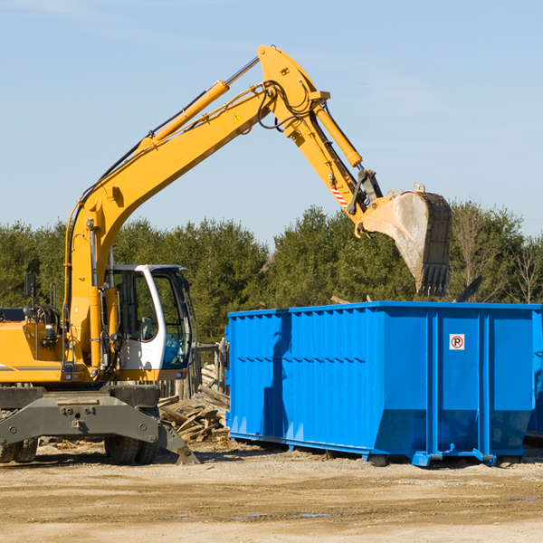 are there any restrictions on where a residential dumpster can be placed in Marceline MO